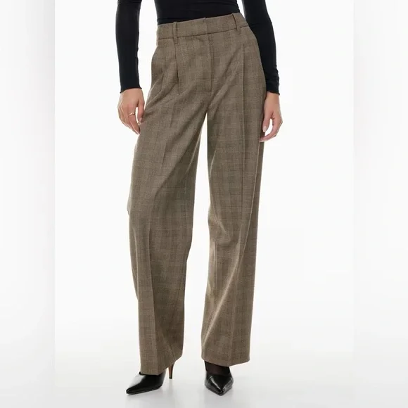 Aritzia Brown Effortless Pant - Picture 3 of 15